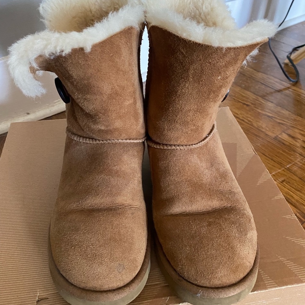 Ugg Bailey Button Booties. Used In Good Condition - image 2